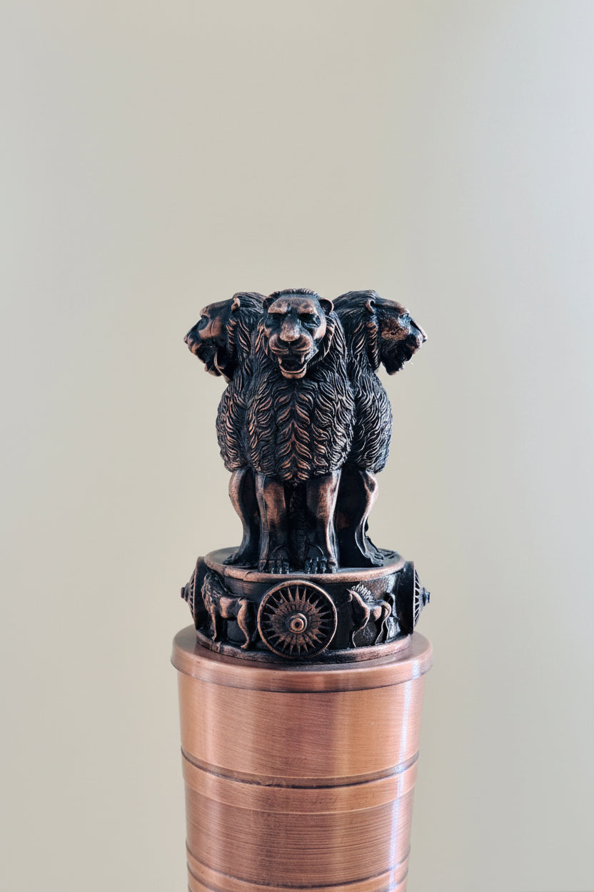 Metal Ashok Pillar - Large