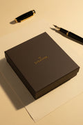 Sheaffer Gift Set 100 9374 Coffee Edition Ballpoint Pen with Regal Brown PVD Trims and Credit Card Holder - Matt Brown