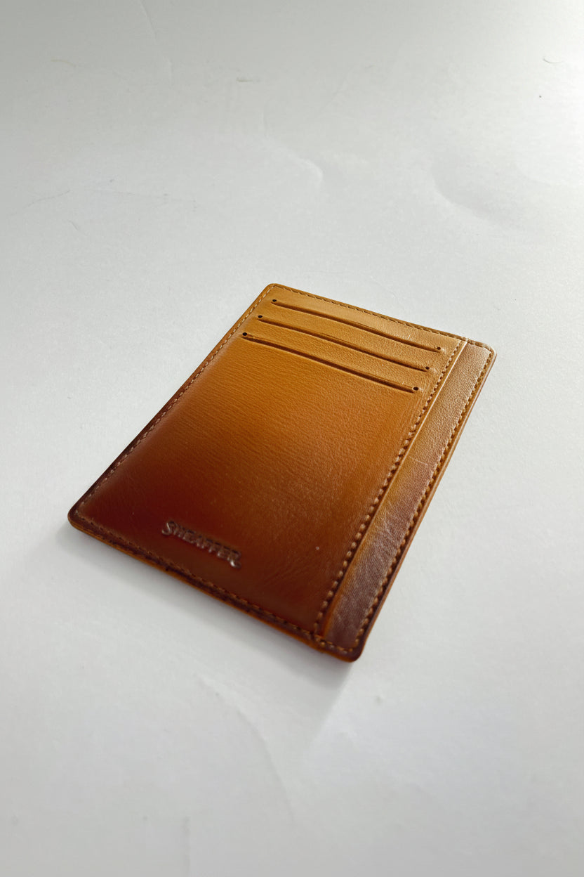 Sheaffer Gift Set 100 9374 Coffee Edition Ballpoint Pen with Regal Brown PVD Trims and Credit Card Holder - Matt Brown