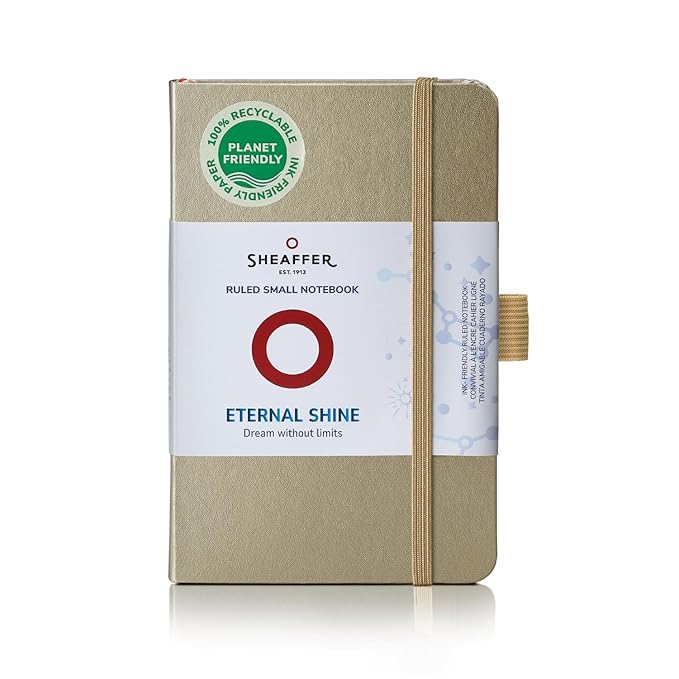 Sheaffer Eternal Shine 90 GSM Hardbound Medium Notebook - Black