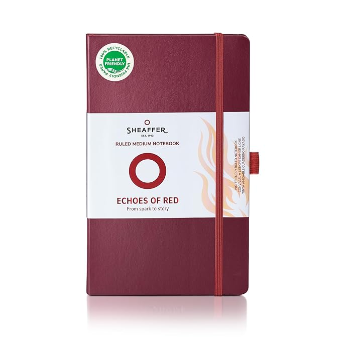 Sheaffer Eternal Shine 90 GSM Hardbound Medium Notebook - Black