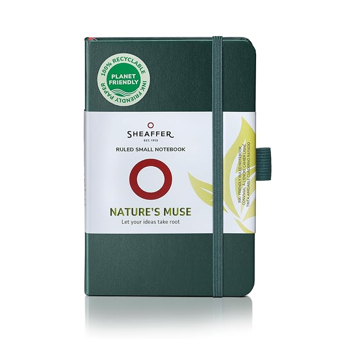 Sheaffer Eternal Shine 90 GSM Hardbound Medium Notebook - Black