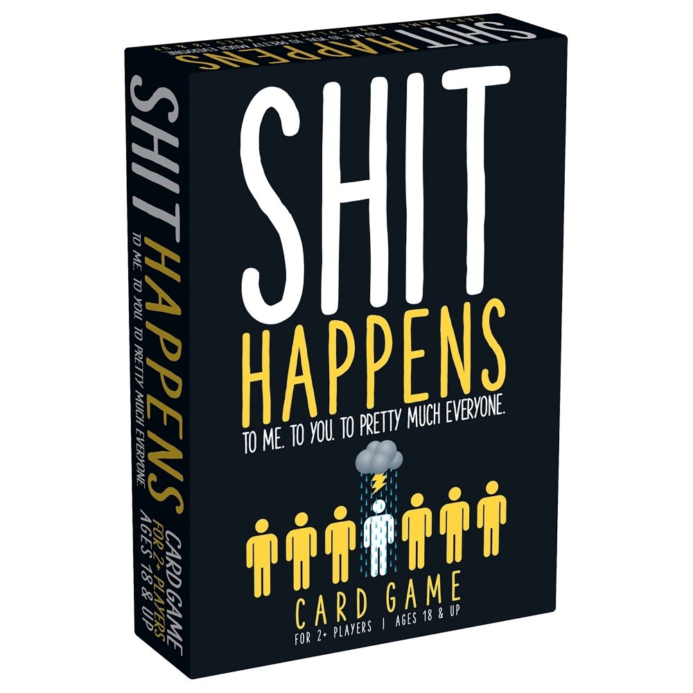 Shit Happens Adult Card Game, Hilarious Party Game for Friends, Couples and Family