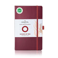 Sheaffer Echoes Of Red 90 GSM Hardbound Medium Notebook - Burgundy