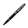 Waterman Expert MARS BLACK CHROME TRIM Ballpoint Pen