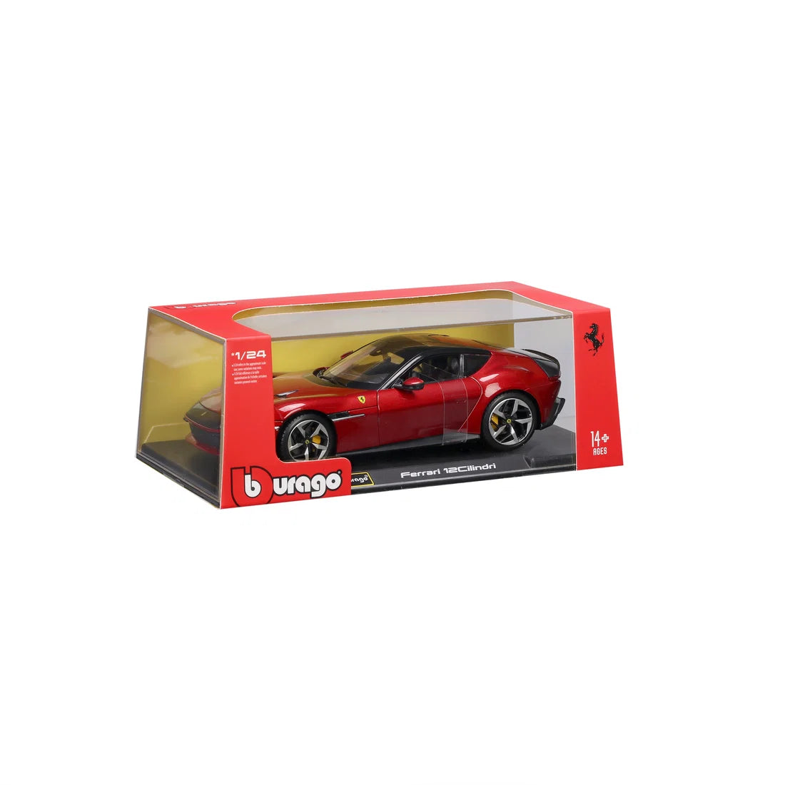 Bburago Ferrari 12Cilindri Die-Cast Model Car – Rosso Corsa 1:24 Scale