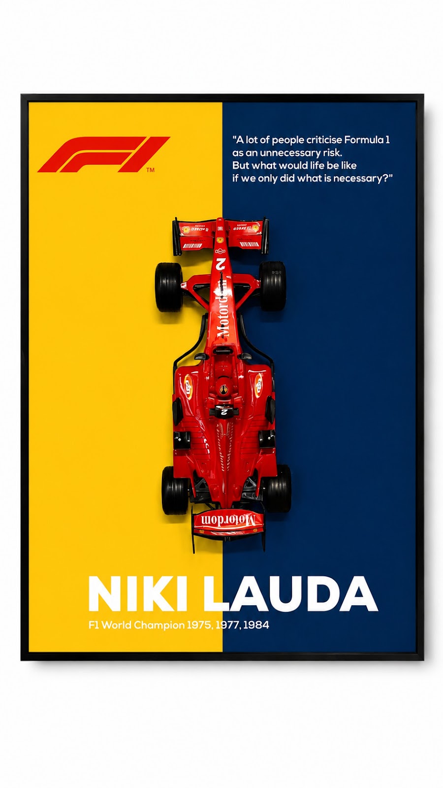 NIKI LAUDA FRAME