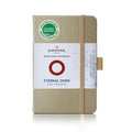 Sheaffer Eternal Shine 90 GSM Hardbound Small Notebook - Metallic Champagne Gold