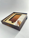 Sheaffer Gift Set 100 9374 Coffee Edition Ballpoint Pen with Regal Brown PVD Trims and Credit Card Holder - Matt Brown