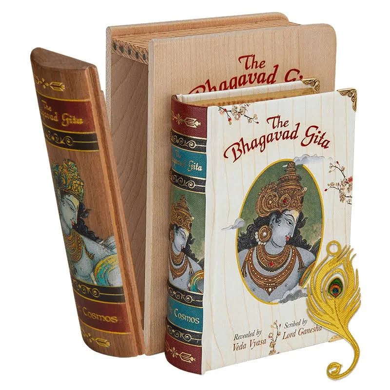 The Bhagavad Gita - Premium Wooden Box Edition
