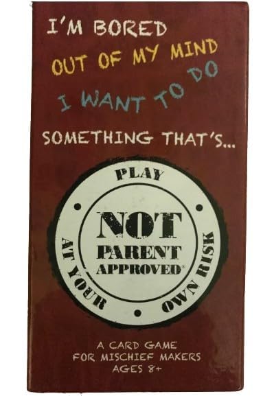 Not Parent Approved Family Card Game, Fun Party Game for Kids, Teens and Tweens