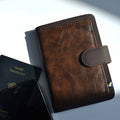 Unmet Desire Passport Holder | Moderno |BROWN