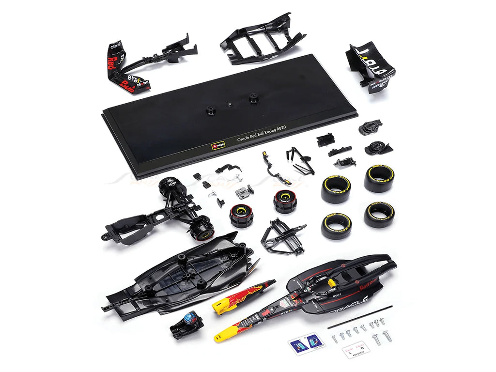 Bburago Oracle Red Bull Racing RB20 #1 Max Verstappen Die-Cast Model Kit – 1:24 Scale