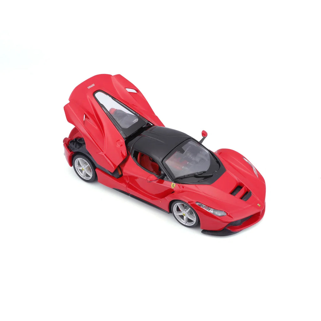 Bburago Ferrari LaFerrari Die-Cast Model Car – Rosso Corsa 1:24 Scale
