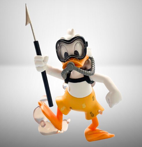 DIVING SCROOGE FIGURE