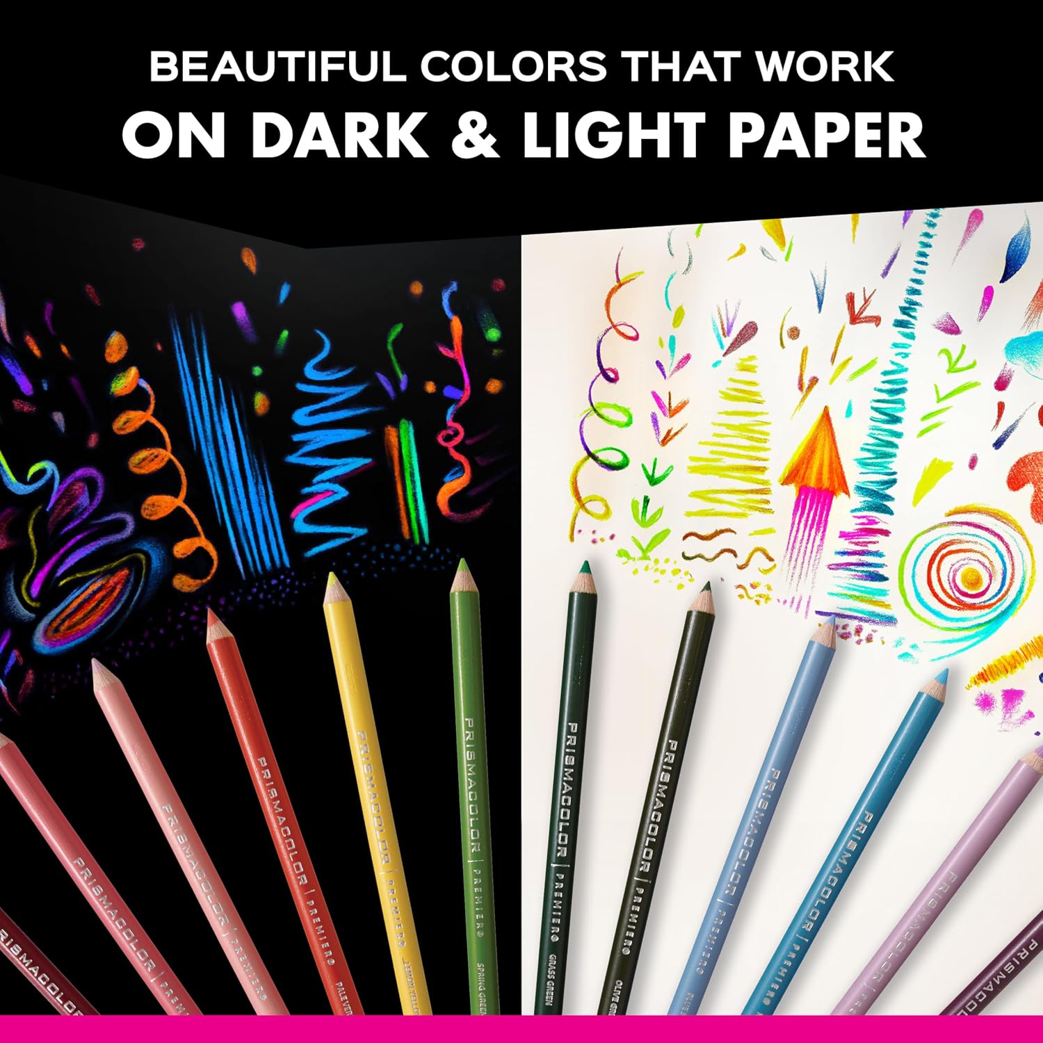 Prismacolor Premier 24 Soft Core Colored Pencils + Clairefontaine A5 Sketch & Drawing Paper Set