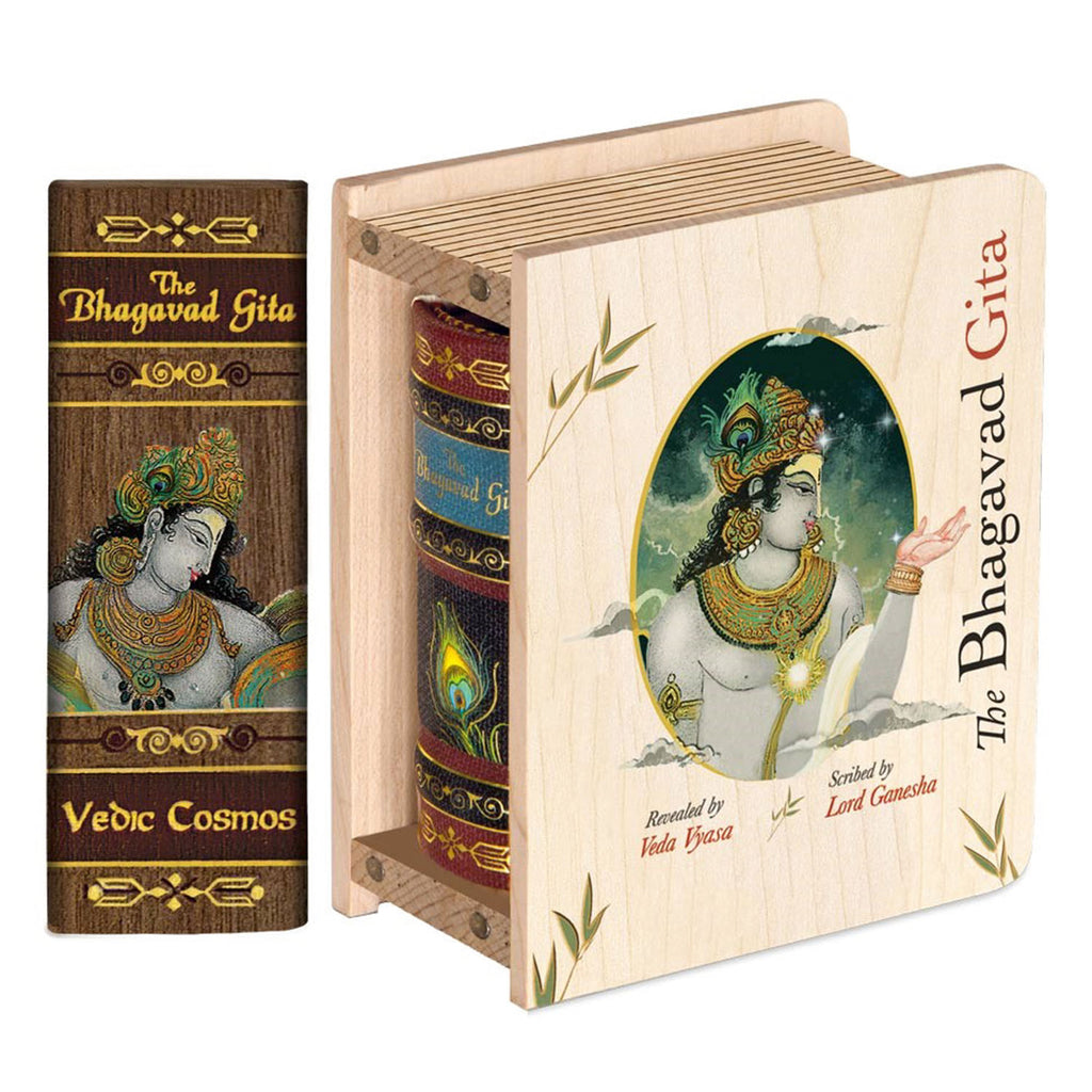The Bhagavad Gita - Small Wooden Box Edition
