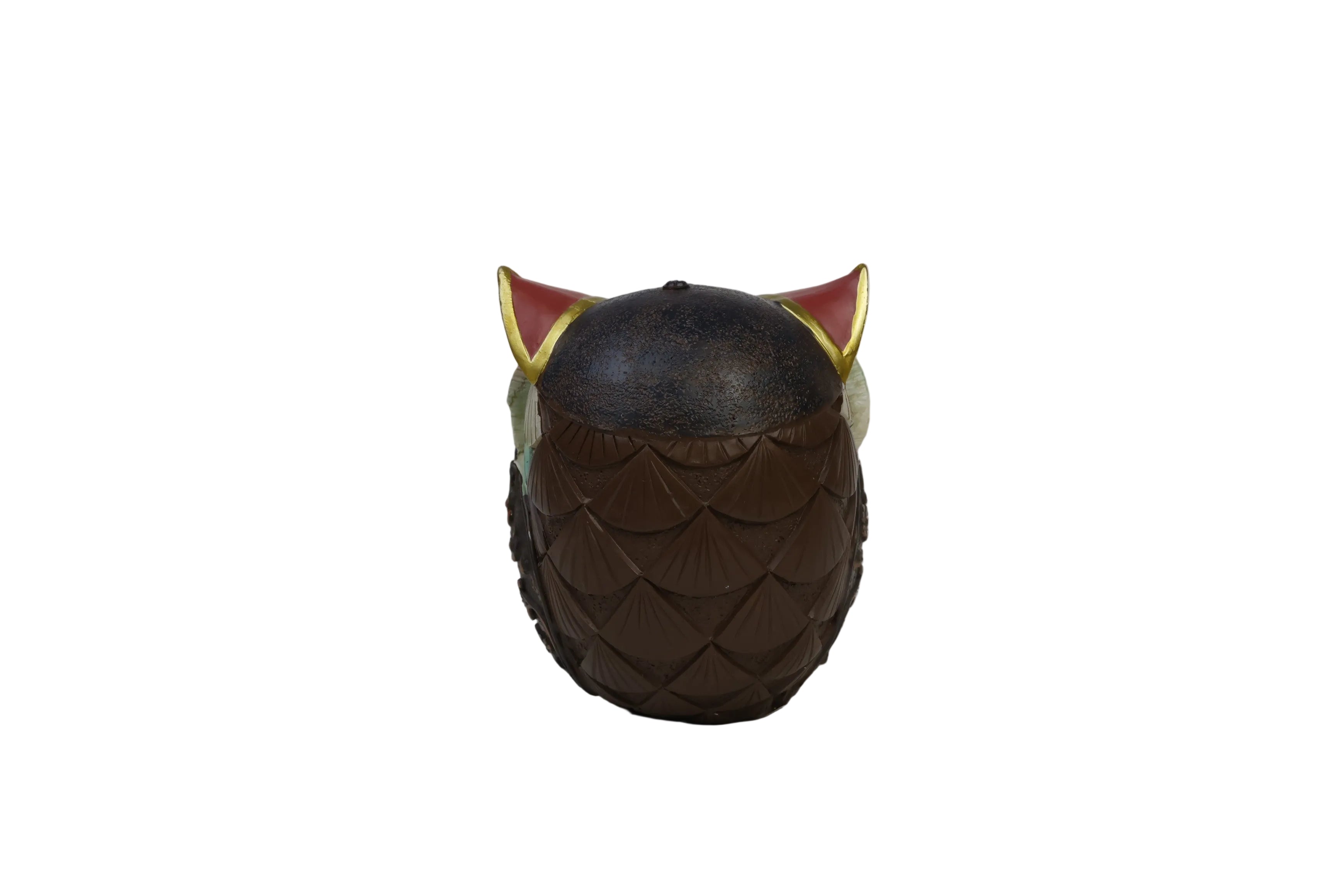 Decorative owl figurine - additional design view