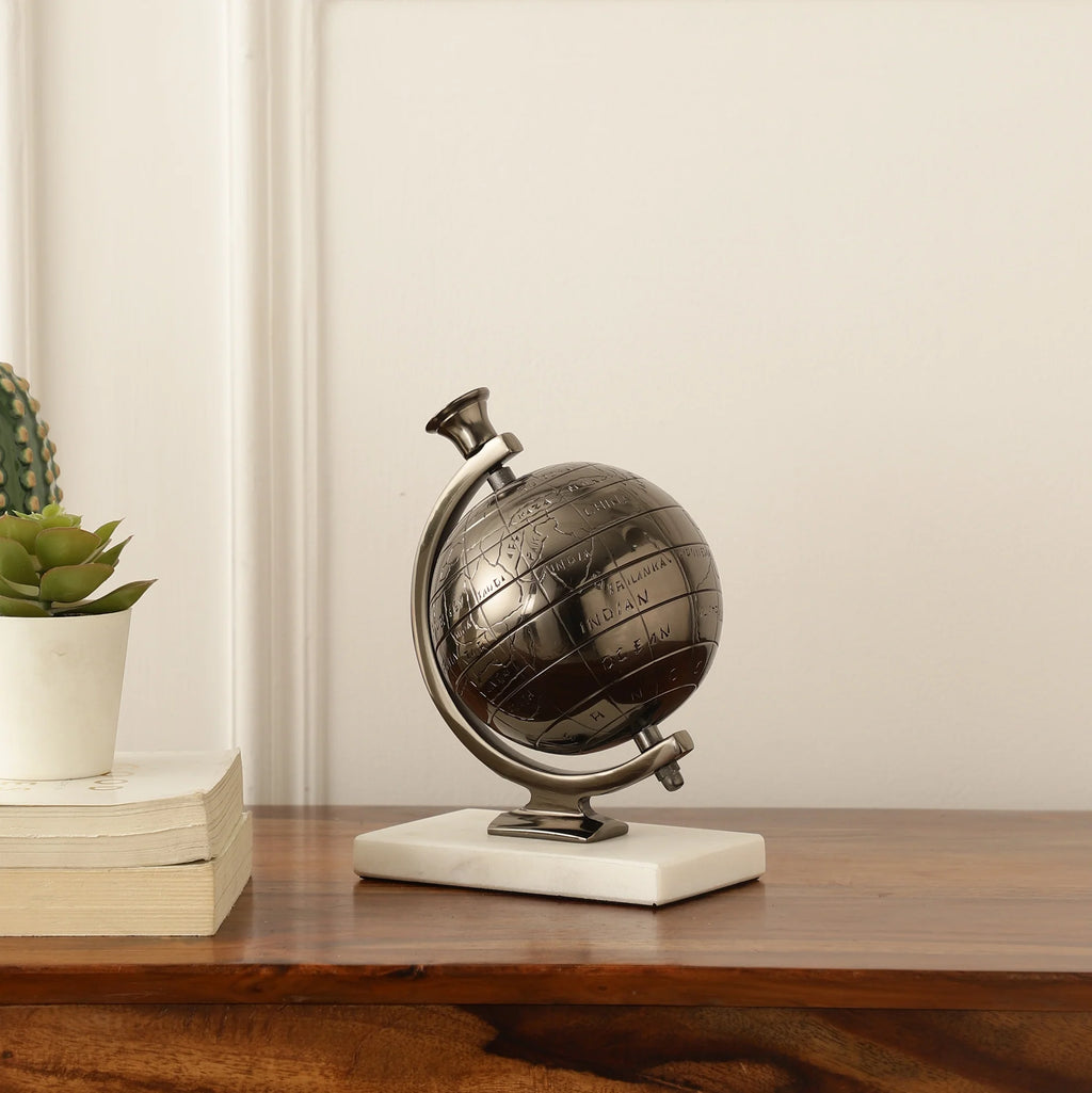 Decorative Globe on Marble Base