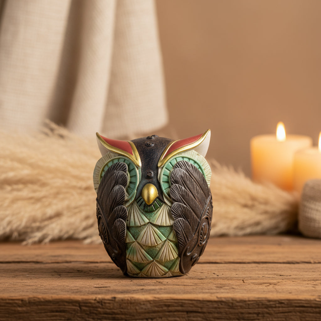 Decorative Owl Figurine