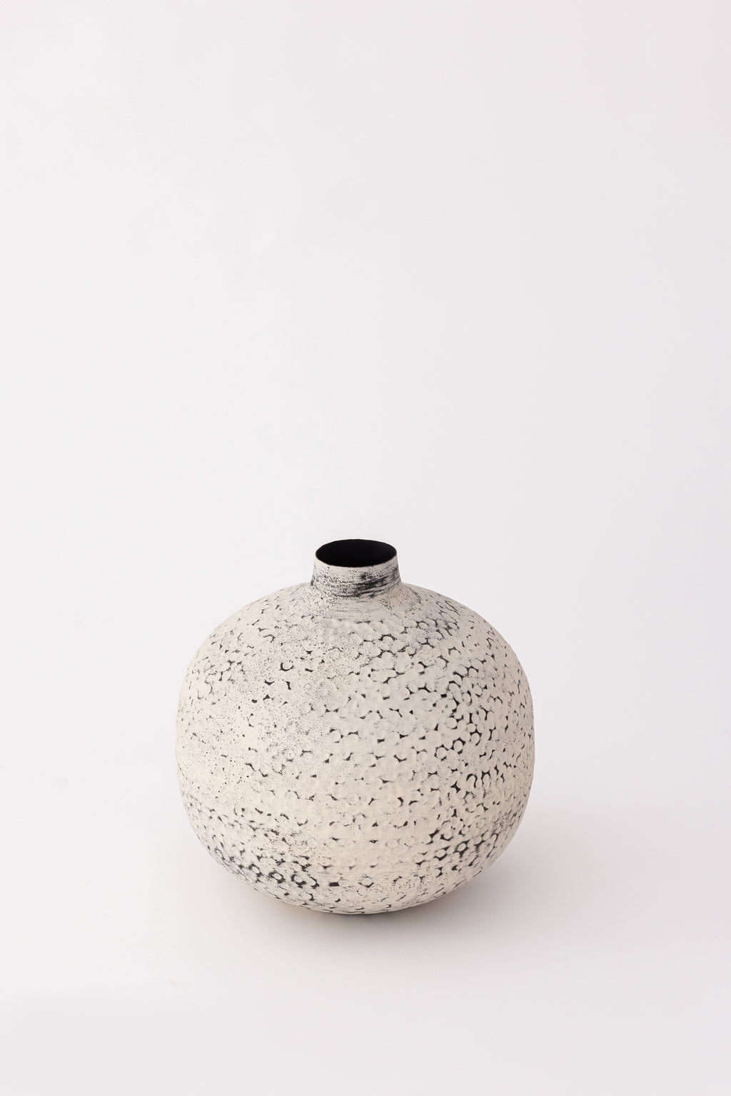 Textured Metal Bud Vase