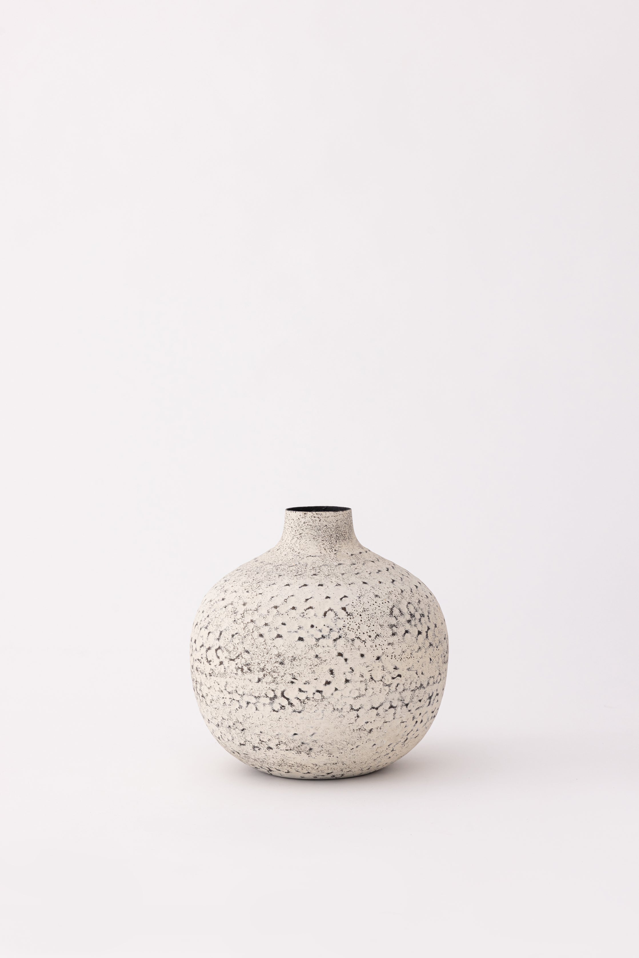 Textured Metal Bud Vase
