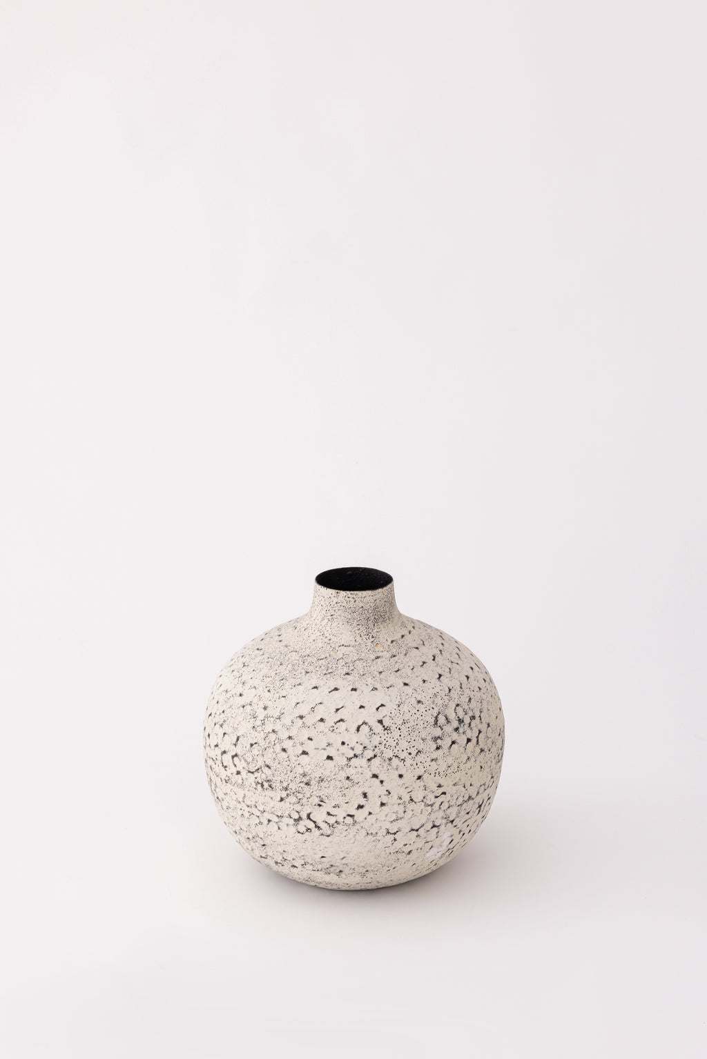 Textured Metal Bud Vase