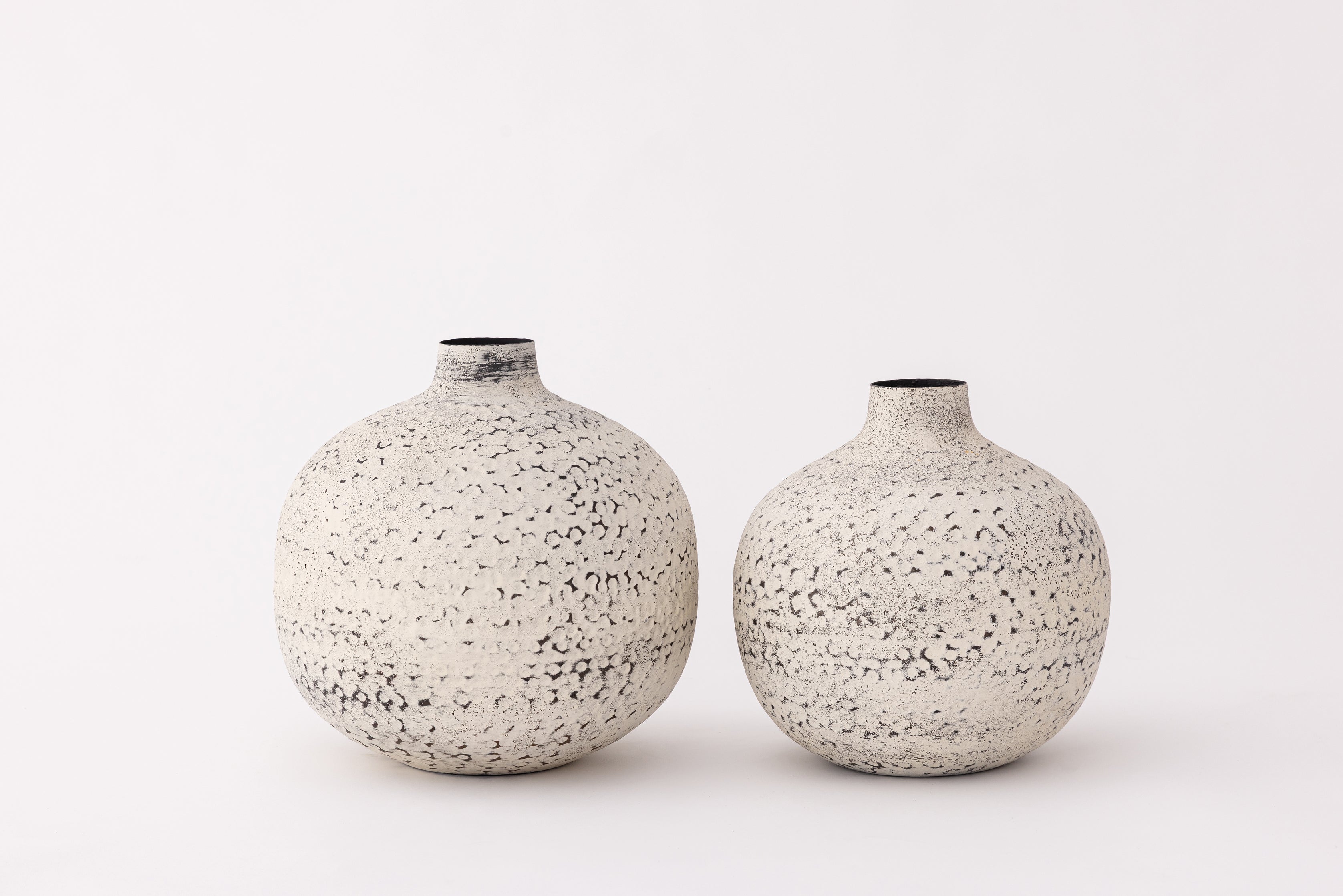 Textured Metal Bud Vase