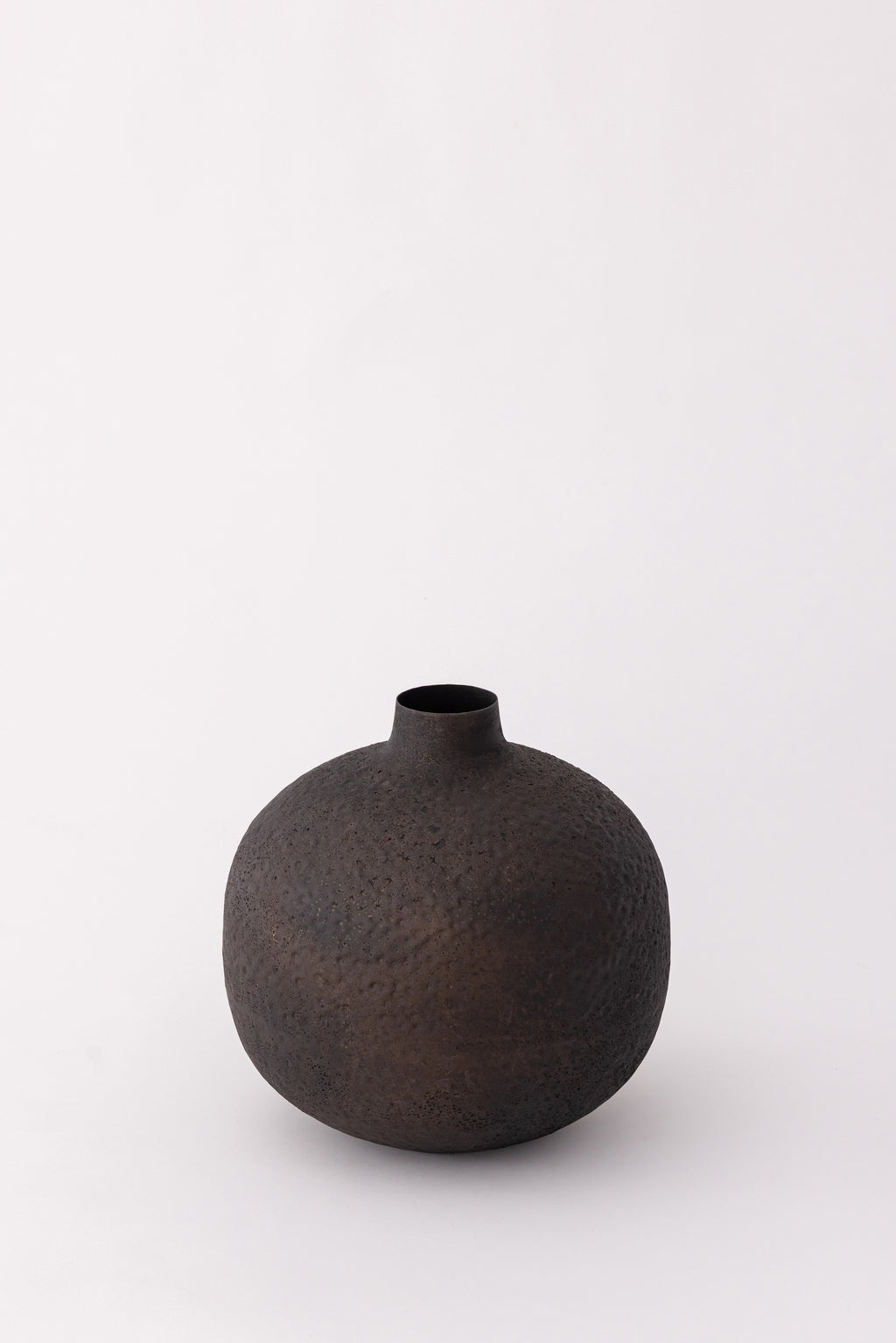 Textured Metal Bud Vase