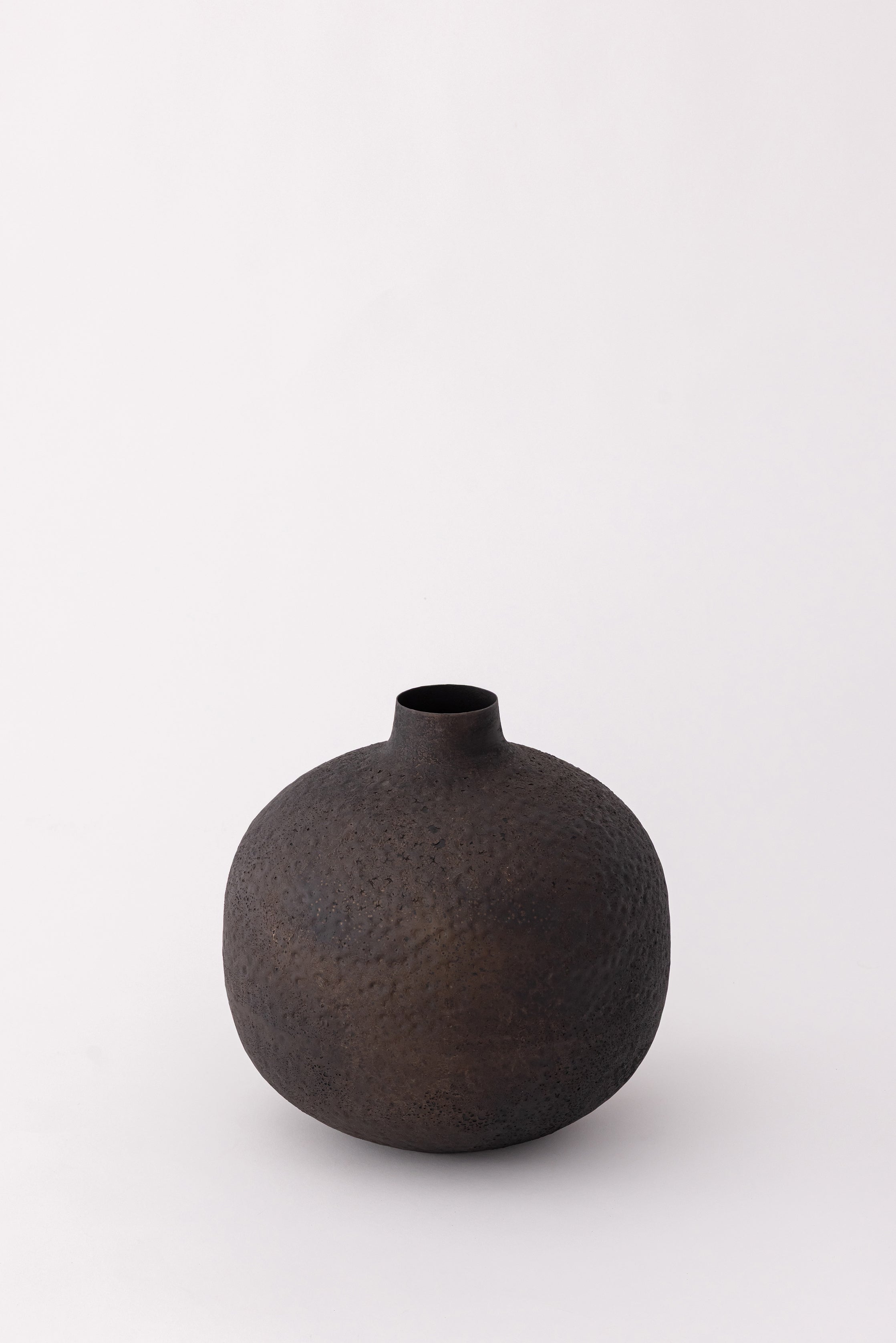 Textured Metal Bud Vase