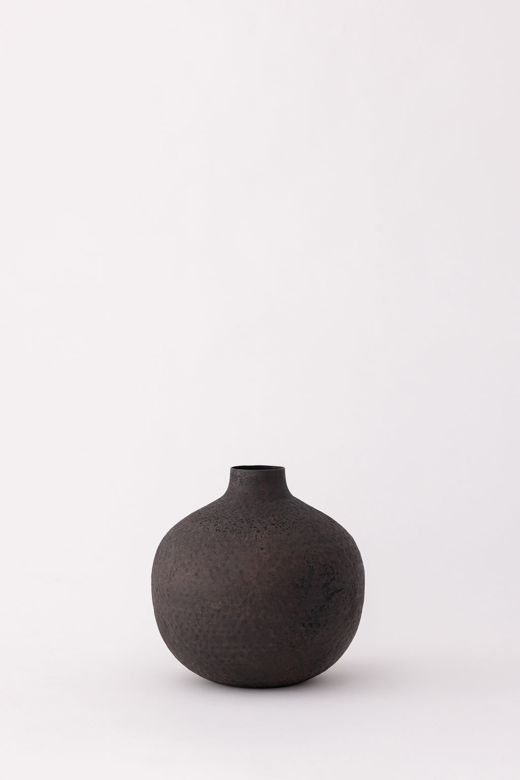 Textured Metal Bud Vase