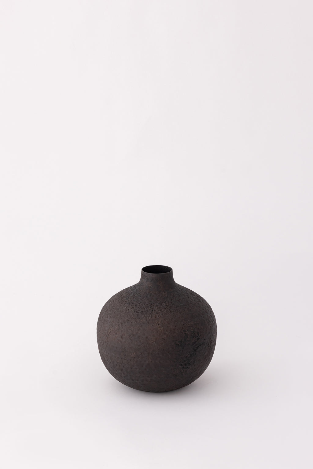 Textured Metal Bud Vase