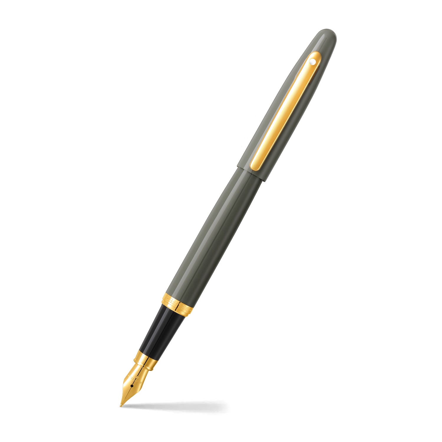 Sheaffer VFM Fountain Pen — Glossy Light Grey (Medium)