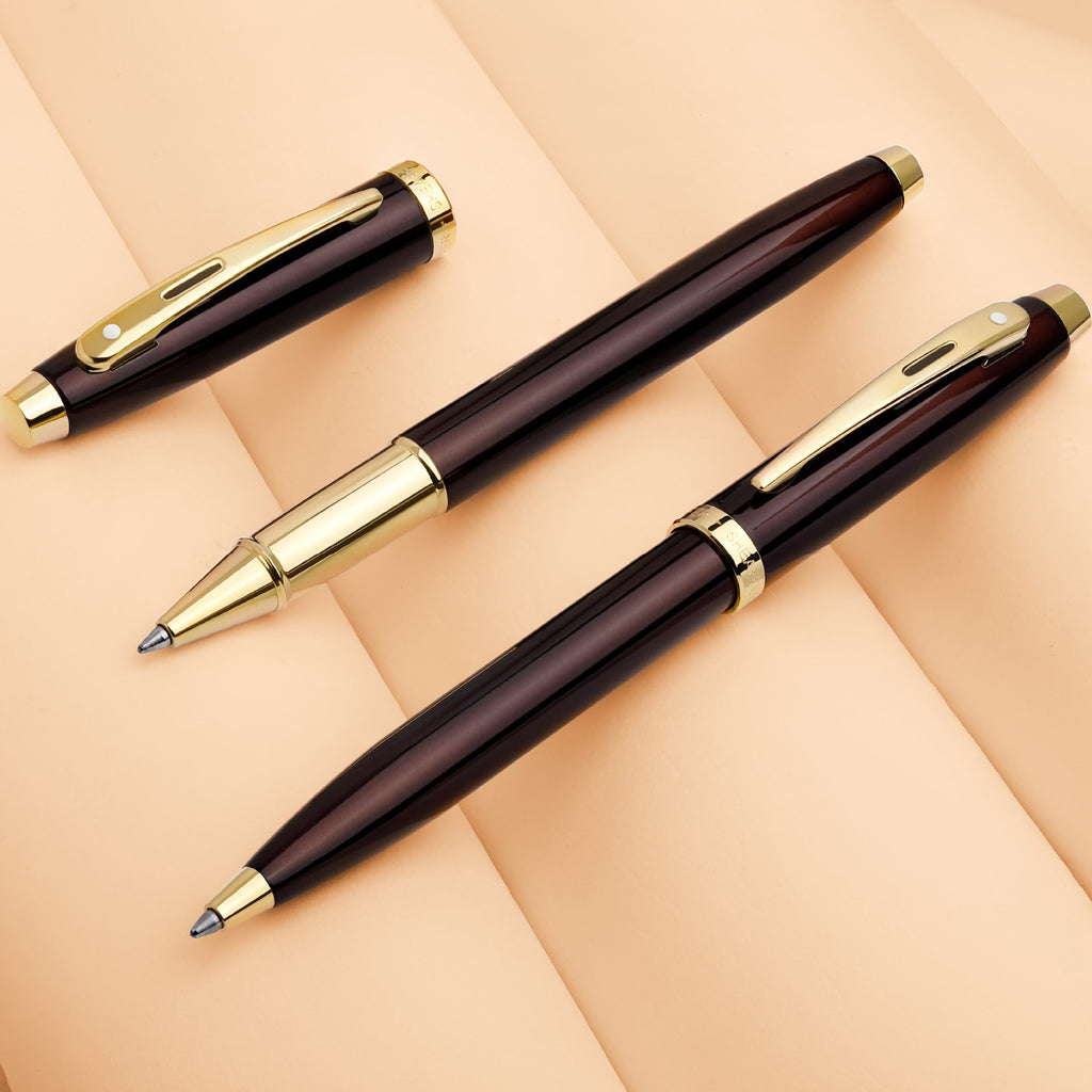 Sheaffer 100 Glossy Coffee Brown Ballpoint Pen