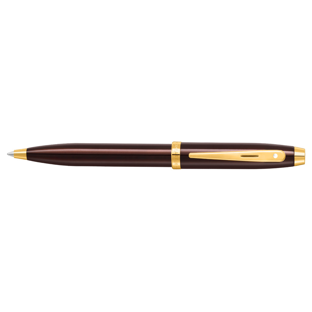 Sheaffer 100 Glossy Coffee Brown Ballpoint Pen