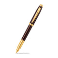Sheaffer 100 Fountain Pen — Glossy Coffee Brown (Medium)