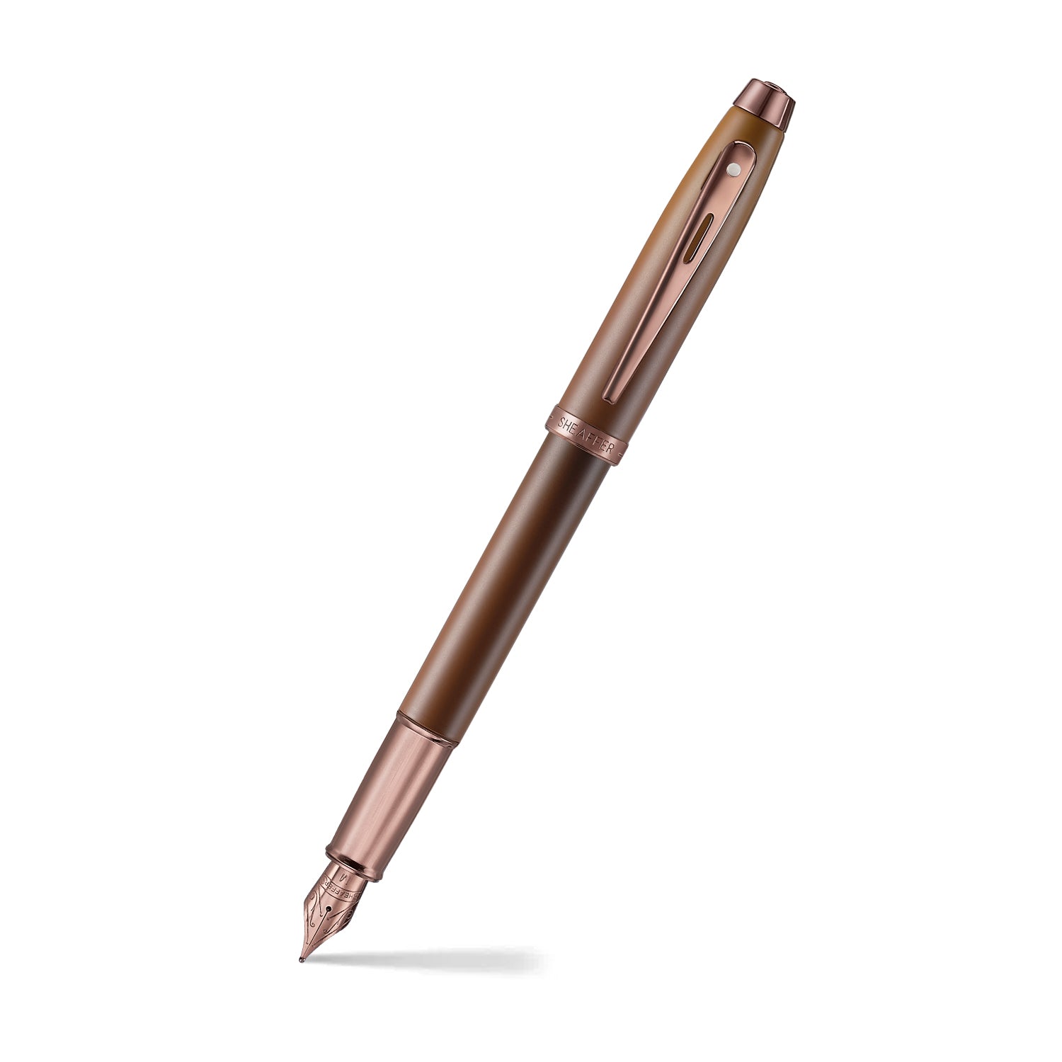 Sheaffer 100 Fountain Pen — Coffee Edition, Matte Brown