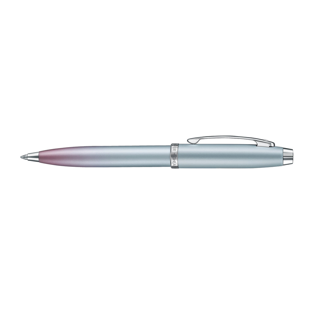 Sheaffer 100 Ballpoint Pen — Blue & Pink Pearlised Gradient