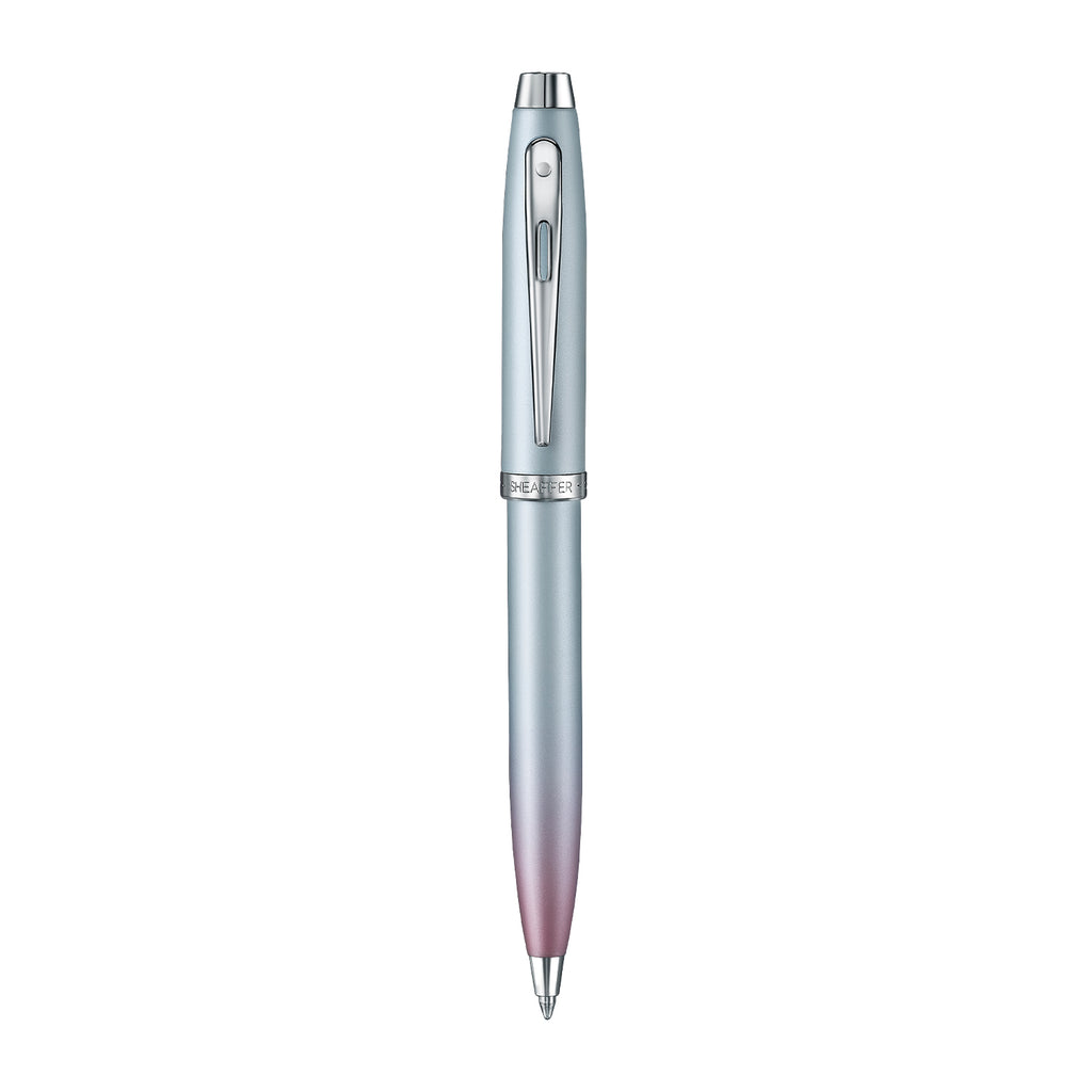 Sheaffer 100 Ballpoint Pen — Blue & Pink Pearlised Gradient