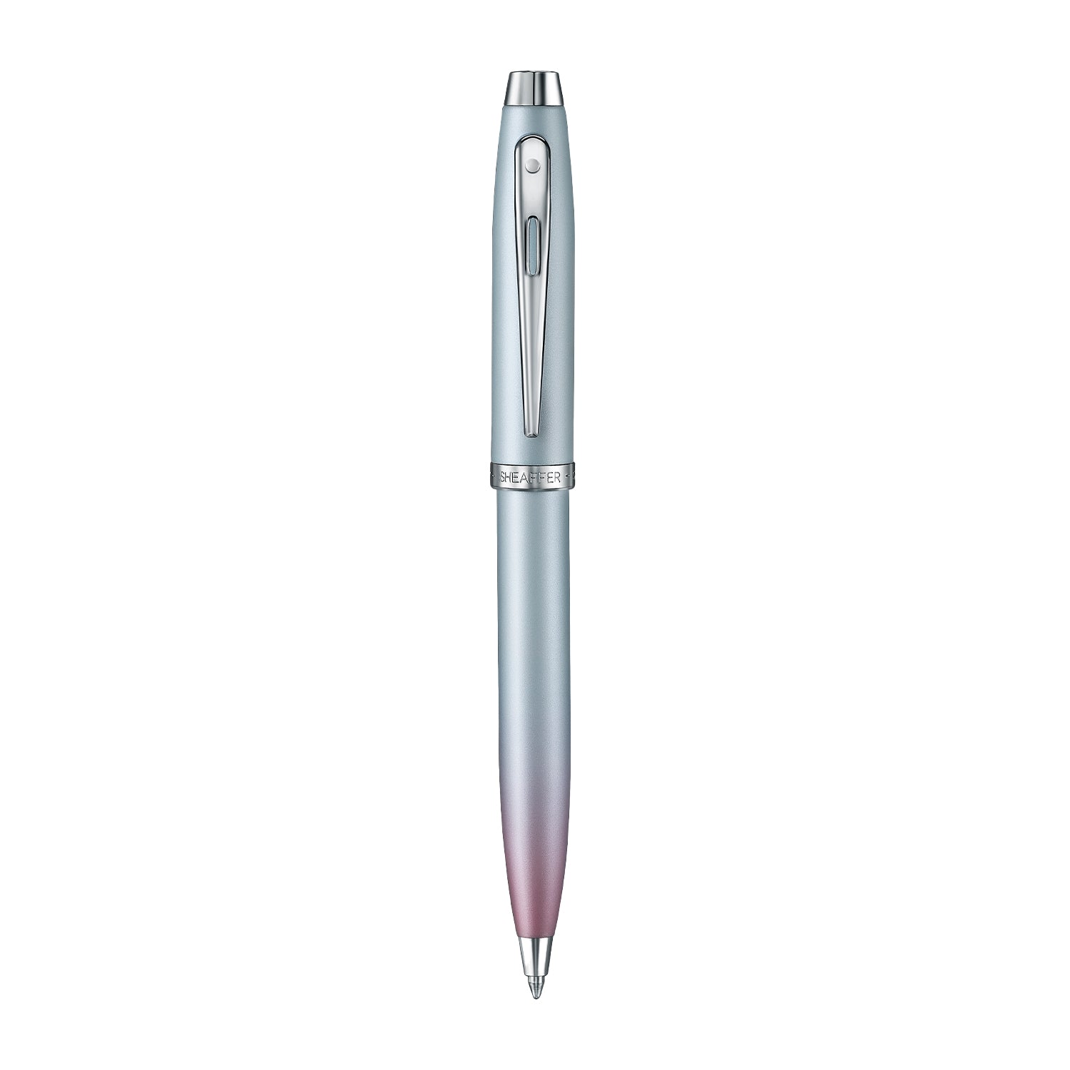 Sheaffer 100 Ballpoint Pen — Blue & Pink Pearlised Gradient