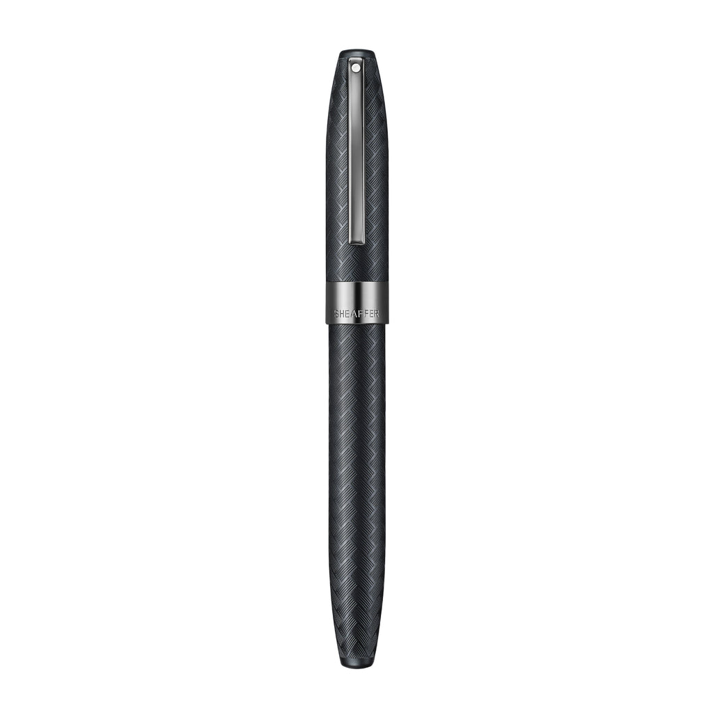 Sheaffer Legacy Chevron Fountain Pen — Matte Black