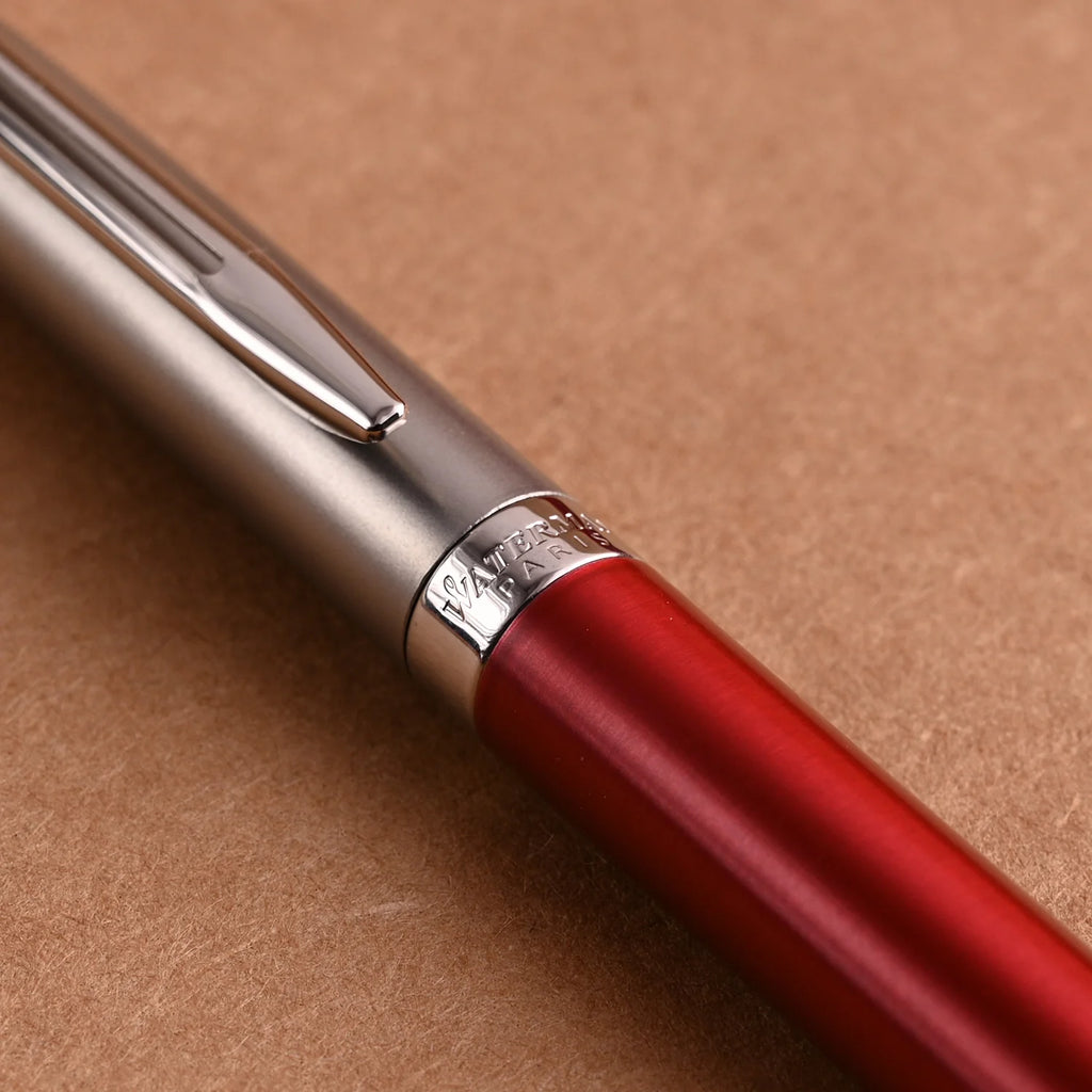 Waterman Hemisphere SS MATTE RED CHROME TRIM PEN