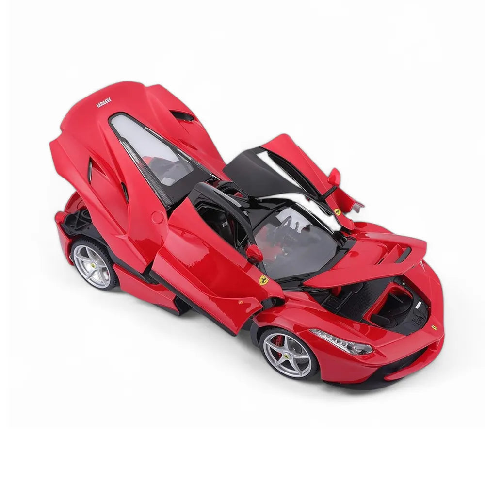 Bburago Ferrari LaFerrari Signature Series Die-Cast Model Car – Rosso Corsa 1:18 Scale