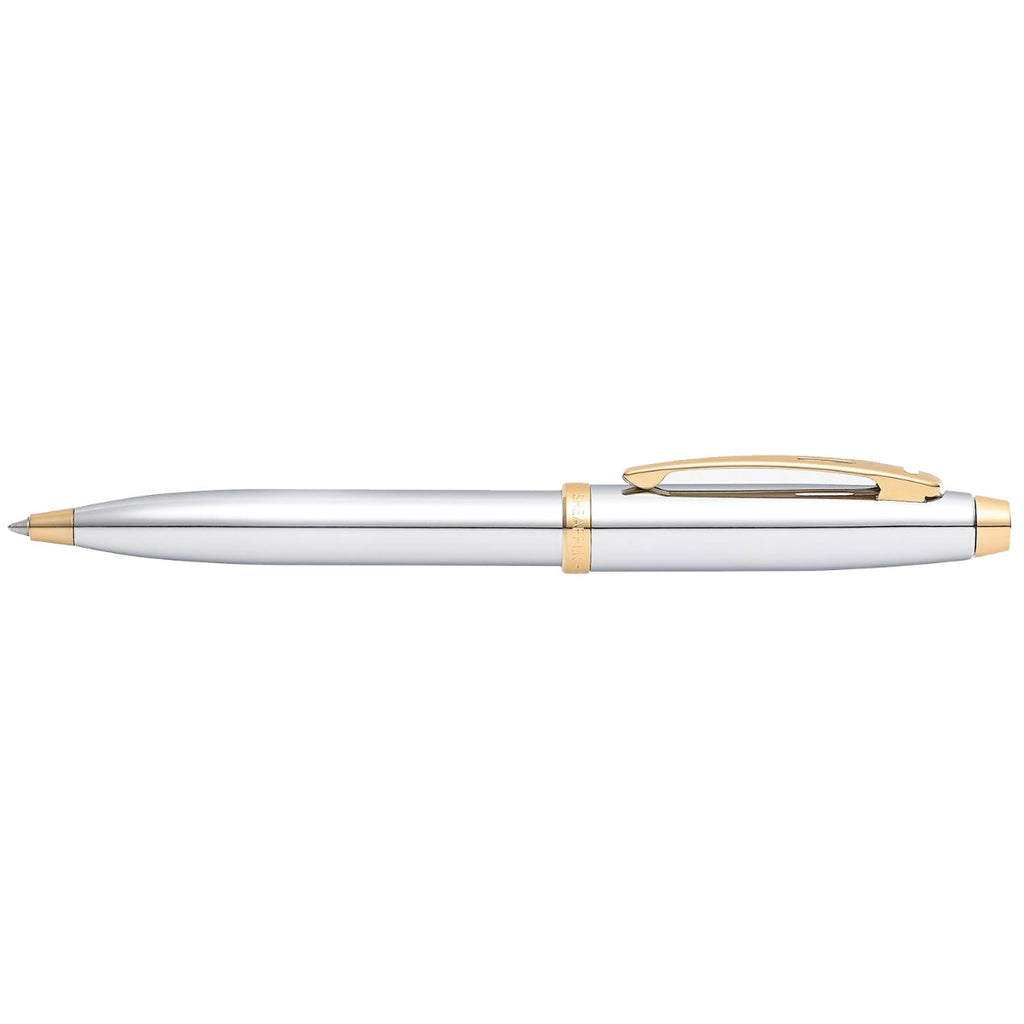 Sheaffer 100 Ballpoint Pen — Bright Chrome