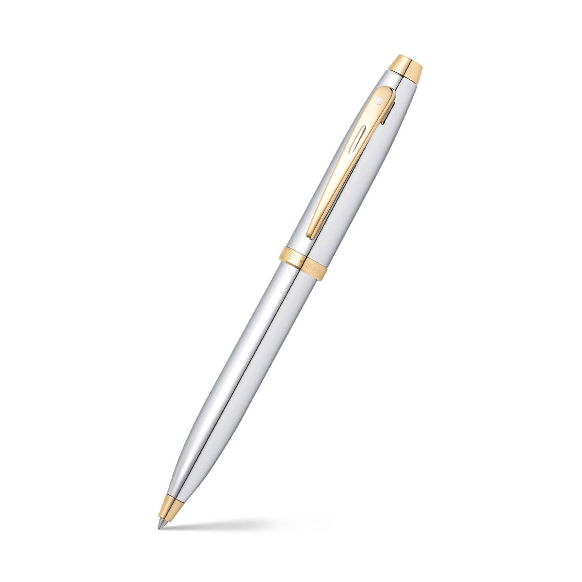Sheaffer 100 Ballpoint Pen — Bright Chrome