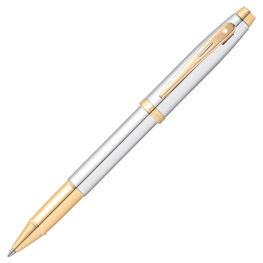 Sheaffer 100 Rollerball Pen — Bright Chrome