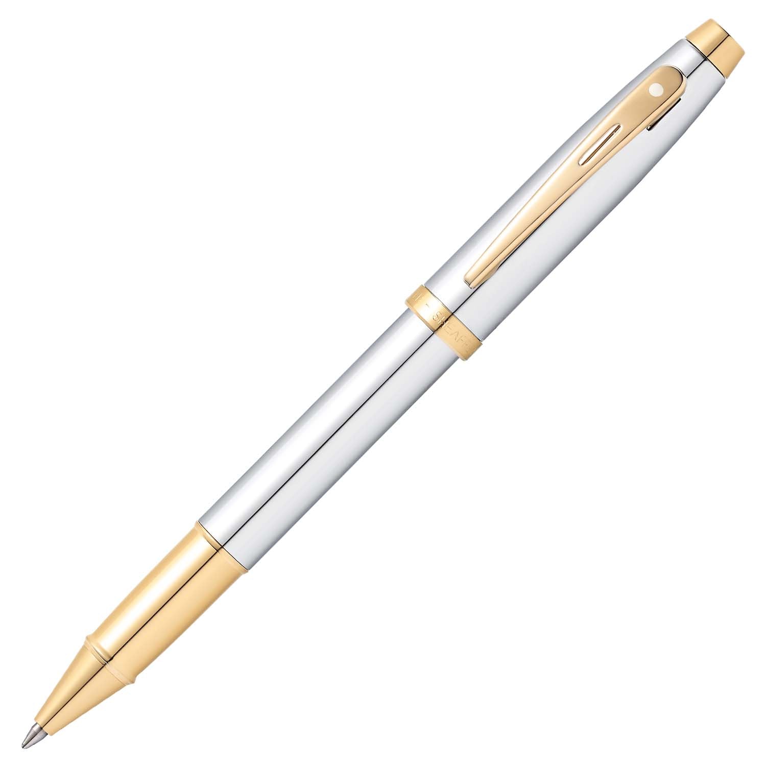 Sheaffer 100 Rollerball Pen — Bright Chrome